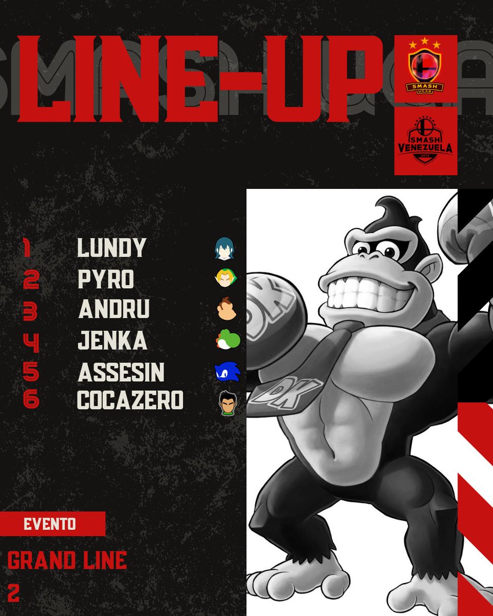 Nuestro Line-up Ucabista para la segunda edición del torneo GRAND LINE 🛡

Nos vemos mañana en la Xtreme E-sport Arena👋