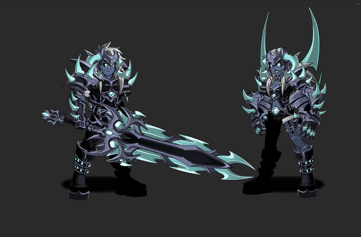 Krystia_Ignis's tweet image. Worked with @Yo_Lae to improve this suggestion and this version is rn in the game!  
(The original golden version with orange horns is coming soon.) 
- AQ.com