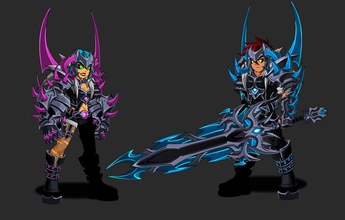 Krystia_Ignis's tweet image. Worked with @Yo_Lae to improve this suggestion and this version is rn in the game!  
(The original golden version with orange horns is coming soon.) 
- AQ.com