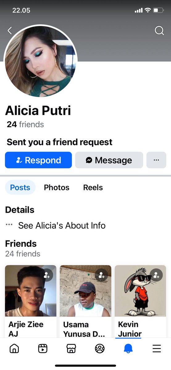 Ini ada akun 1 lagi yg mengatas namakan aku, ini bukan akun aku Hati2 akun ini bukan akun aku, tetapi pakai foto aku, jangan sampai kena tipu ya, Akun Facebook ku satu satunya cuma Alicia In yg ini, Whats app ku juga hanya satu ini +62 822-4651-1216. hati hati