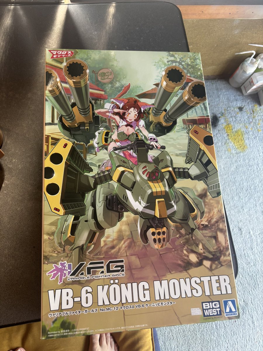 aksunflowers30's tweet image. 今日からこれの塗装始めます🫡

今までどんな塗装にするか考えてたので、なかなか進められませんでした😅

#マクロスモデラーズ
#vfg
#vb6