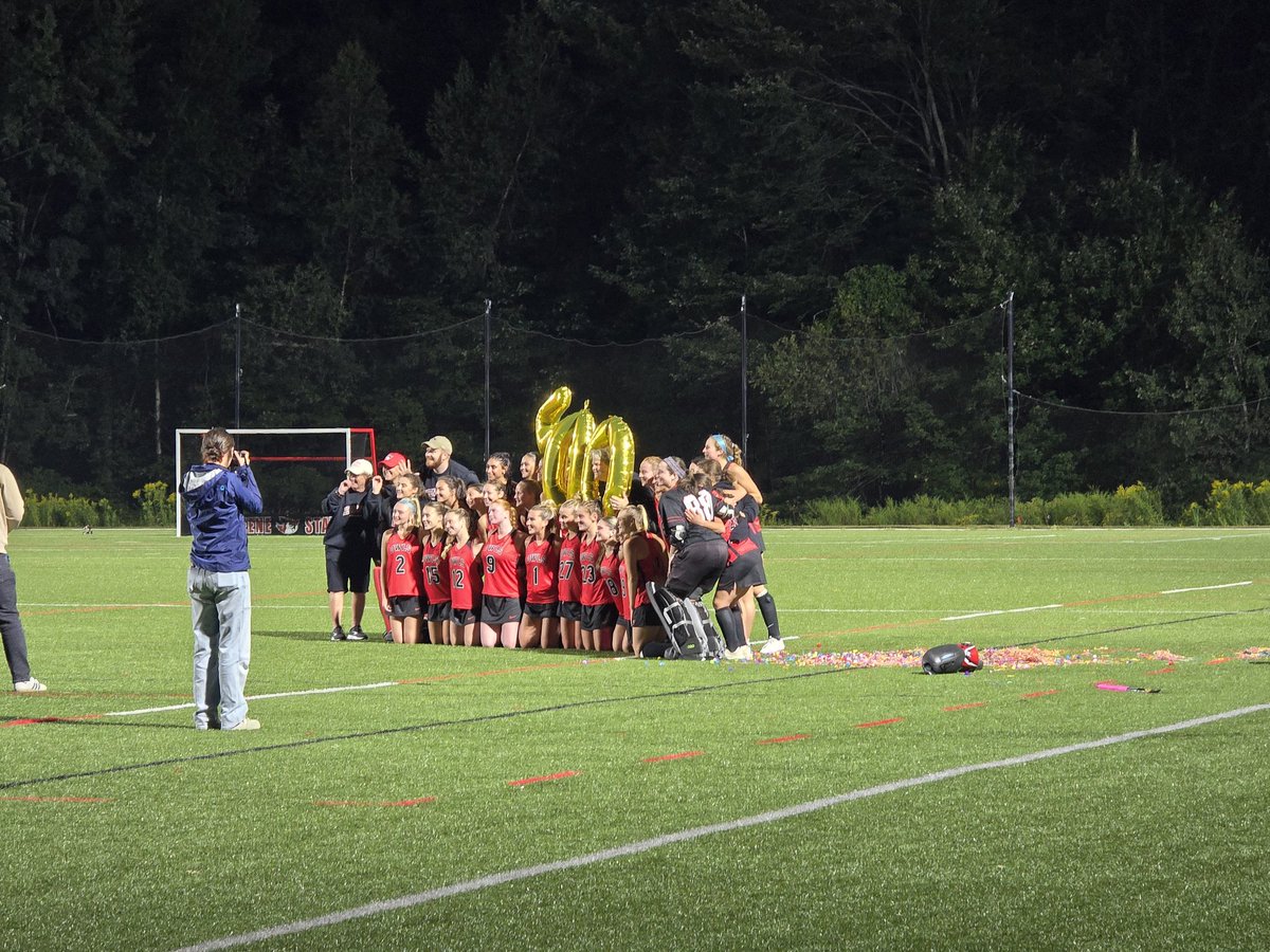 Congrats to our field hockey coach, Amy Watson, whose team earned her 500th career win tonight!