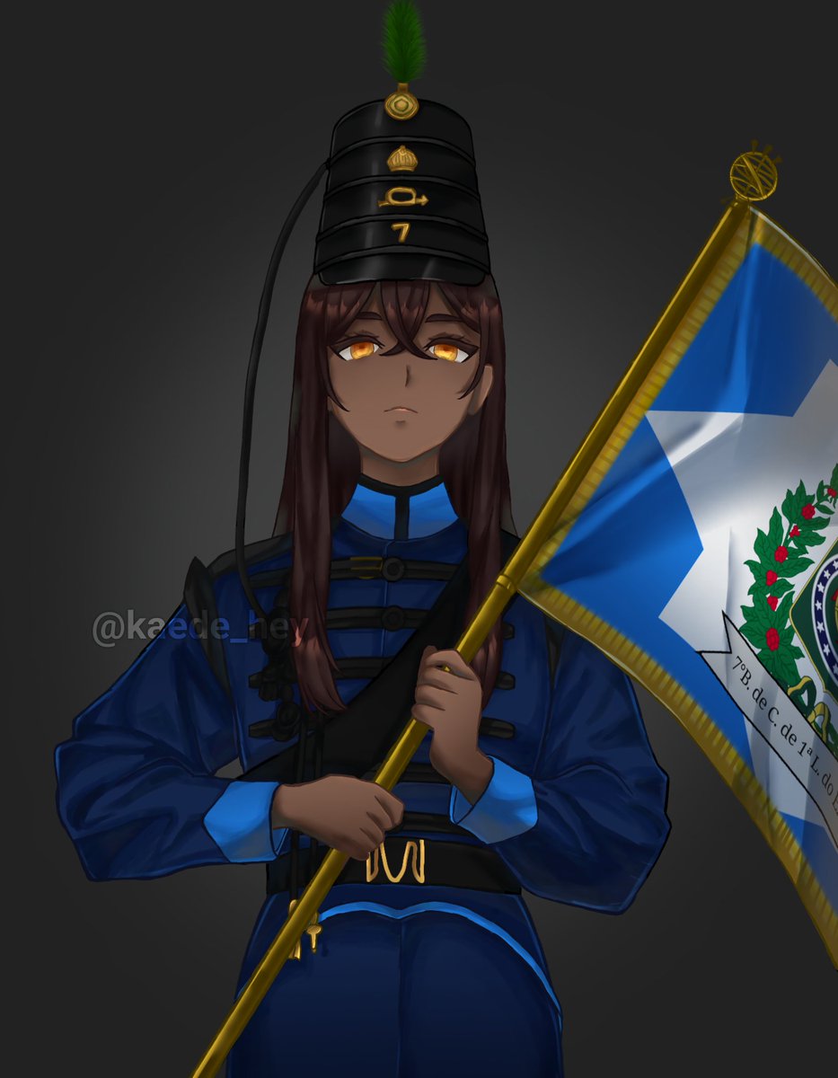 Helena vestida o uniforme de um soldado Raso, 7° Batalhão de Caçadores, 1823-1831 (Primeiro Reinado)

Meu multissimo obrigada ao @Carabineiro28 e <a href="/Kers1539322/">Kers</a> pela ajuda!