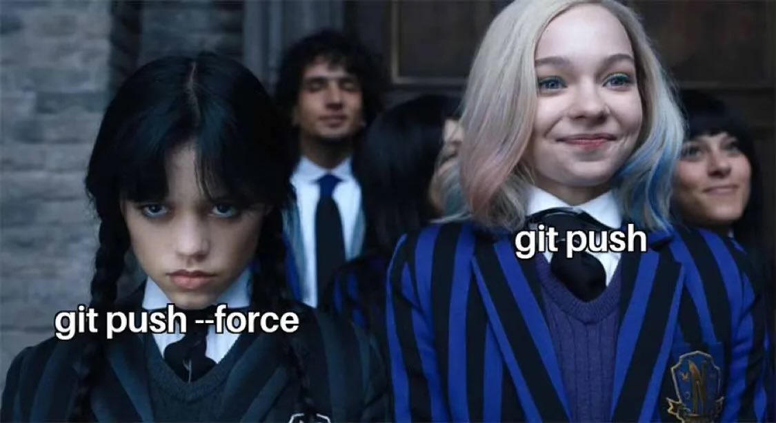 anxelli_dev's tweet photo. Sudo git push —force -y 😜 https://t.co/FrbRoxZSj3