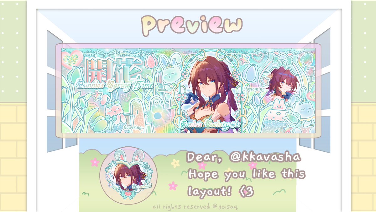 SO PRETTY 🥺🥺🤍🤍
thank youu sm kak <a href="/yoisaq/">Misaa 🫧</a> yang udah ngadain GA dan udah buat layout secantik iniii 🤩🤩 also to kak <a href="/kaedewhara/">äki SLR</a> trimakasii banyak udah jajanin layoutnya, once again happy birthday to you kak akii 🥳🥳🎉🎉 may all your wishes will come true✨