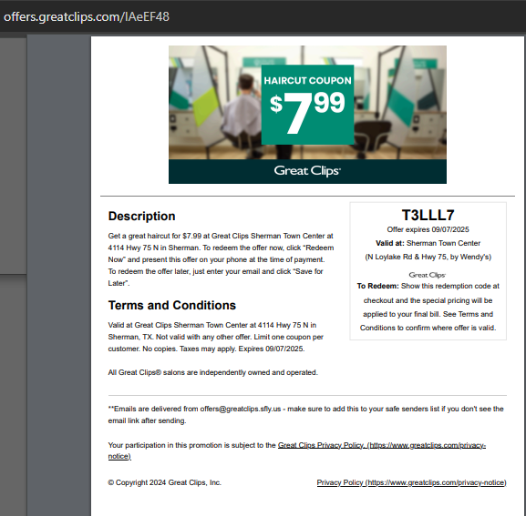 SportsClips2026's tweet photo. Great Clips $5 Coupon Printable, Sports Clips coupons Printable, Men Sport Clips $5 Coupon, Men Sport Clips $5 Coupon Printable pdf free September 2025.
https://t.co/ukHR94wrvg https://t.co/YTL3G5dxjb