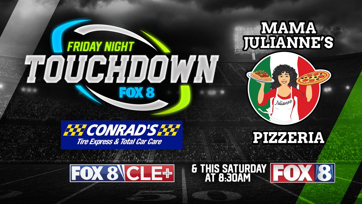 FridayNightTouchdown (@fox8fntd) on Twitter photo Thank you for watching Week #2 of 'Friday Night Touchdown' and congratulations to the new #FOX8 Player of the Week: <a href="/Kendrick_Boddie/">Kendrick Boddie</a> from <a href="/Strongsville_FB/">StrongsvilleFootball</a>
If you missed tonight's show, you can still catch the encore broadcast Saturday at 8:30 a.m. on .<a href="/fox8news/">fox8news</a> ! Thank you for watching Week #2 of 'Friday Night Touchdown' and congratulations to the new #FOX8 Player of the Week: <a href="/Kendrick_Boddie/">Kendrick Boddie</a> from <a href="/Strongsville_FB/">StrongsvilleFootball</a>
If you missed tonight's show, you can still catch the encore broadcast Saturday at 8:30 a.m. on .<a href="/fox8news/">fox8news</a> !