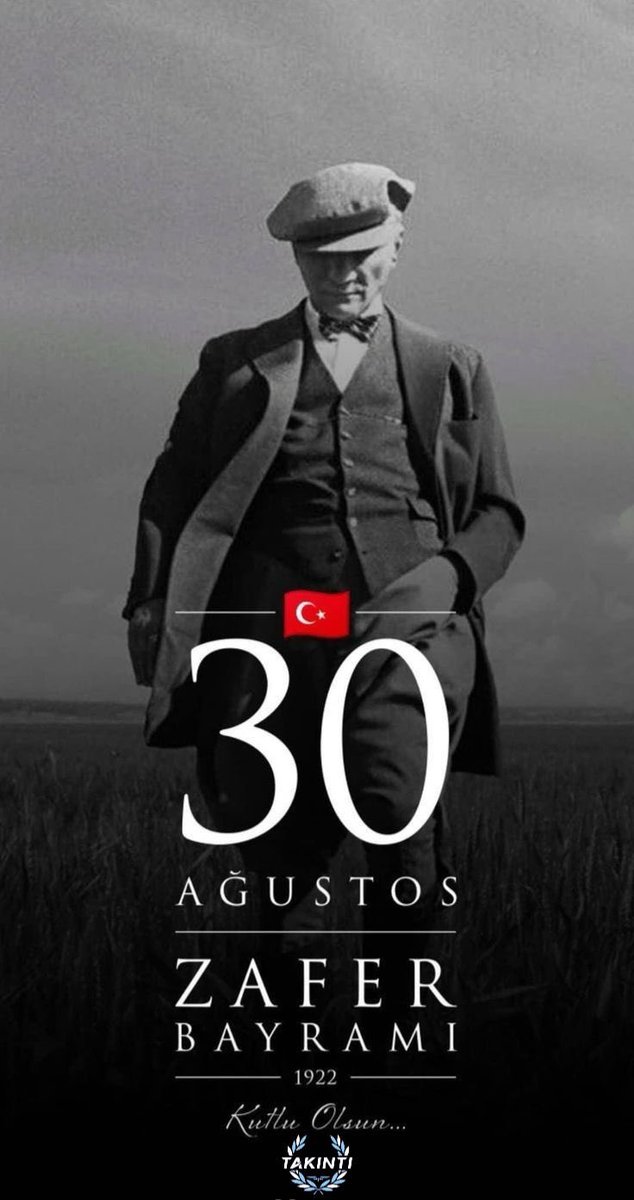 Zafer, "Hattı müdafaa yoktur, sathı müdafaa vardır; o satıh bütün vatandır" diyerek yola çıkanların eseridir. 30 Ağustos Zafer Bayramı kutlu olsun.

#30Ağustos