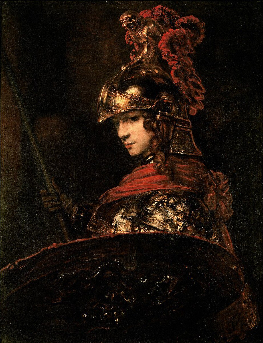 ﹒ꕀ . Pallas Athena by Rembrandt !  ୧