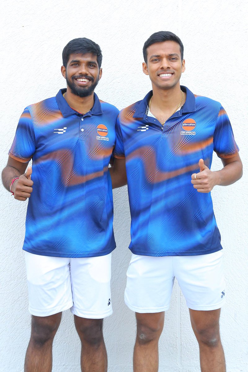 ChairmanIOCL's tweet image. Congratulations to our power-packed duo #Satwiksairaj Rankireddy &amp;amp; #ChiragShetty for storming into the semifinals of the Paris World Championships 2025! 

Medal assured, revenge sweet, and history in the making — we’re so proud of you both! 
Now GO FOR GOLD, champs — all of India