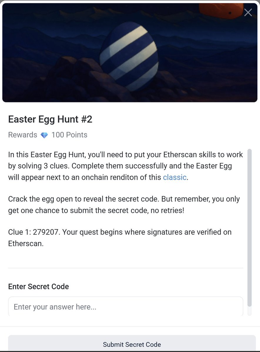 lets_fgo's tweet image. answer for the quest Easter Egg Hunt #2 is "ESRRLD"
#etherscanpoints @etherscan #10YearsofEtherscan