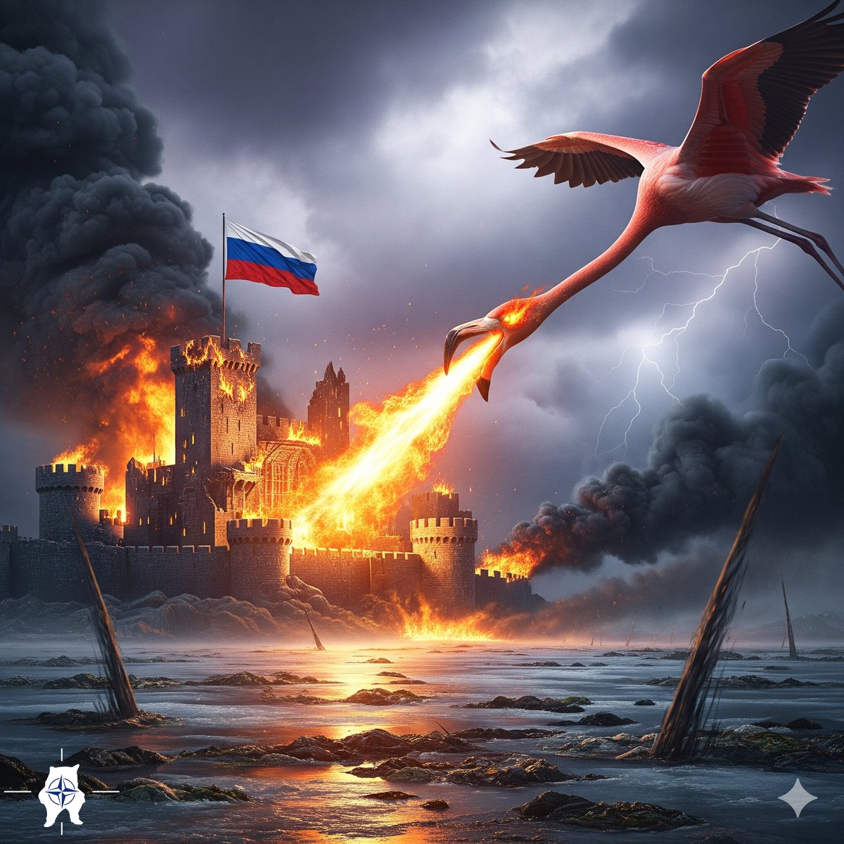 Russian energy infrastructure is burning.

Winter is Coming.
