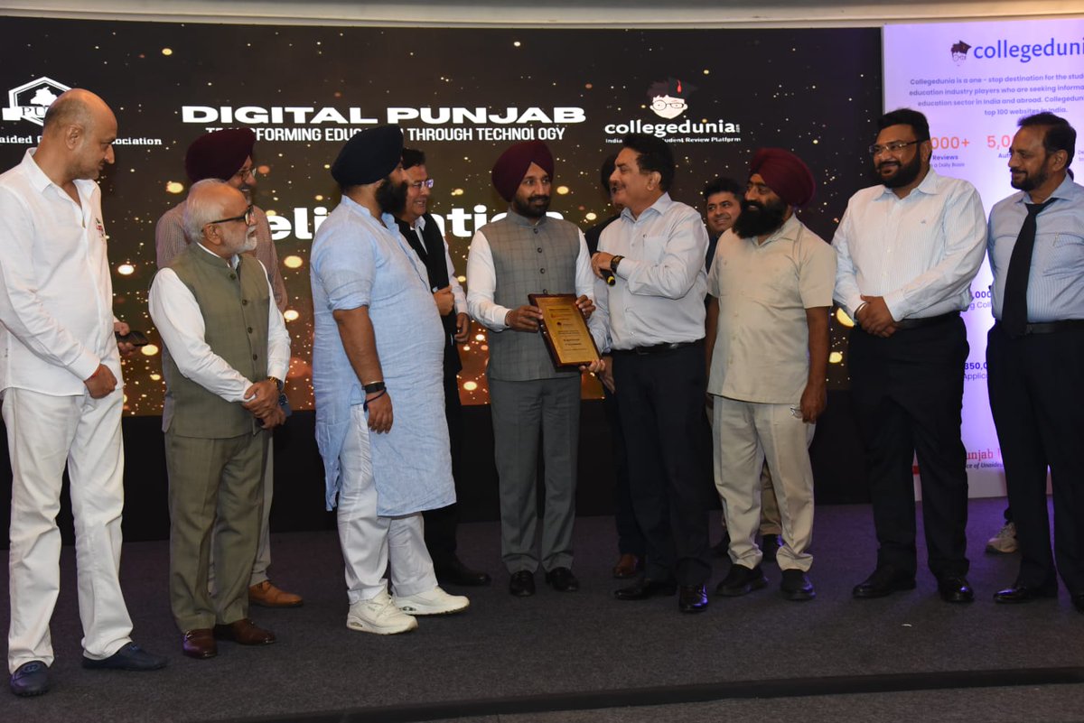 lamrinuniv's tweet image. It was a proud moment for LTSU as our Chancellor, Mr. Nirmal Singh Rayat, was felicitated at the PUCA event on 29th August 2025.
His recognition reflects the growing stature of LTSU and the inspiring leadership of our Chancellor.
#LTSU #ProudMoment #Leadership #Chancellor