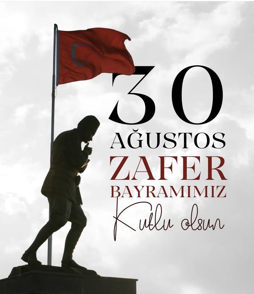 Türk’ün zaferi kutlu olsun ❤️

#30AğustosZaferBayramı 🇹🇷