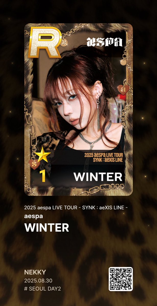 kjlhkkcis's tweet photo. I GOT WINTER!!!!! ๐ฅฐ๐ฅฐ๐ฅฐ
#SUPERSTARGO #SSGO #aespa #์์คํ https://t.co/0yHveqB1vC