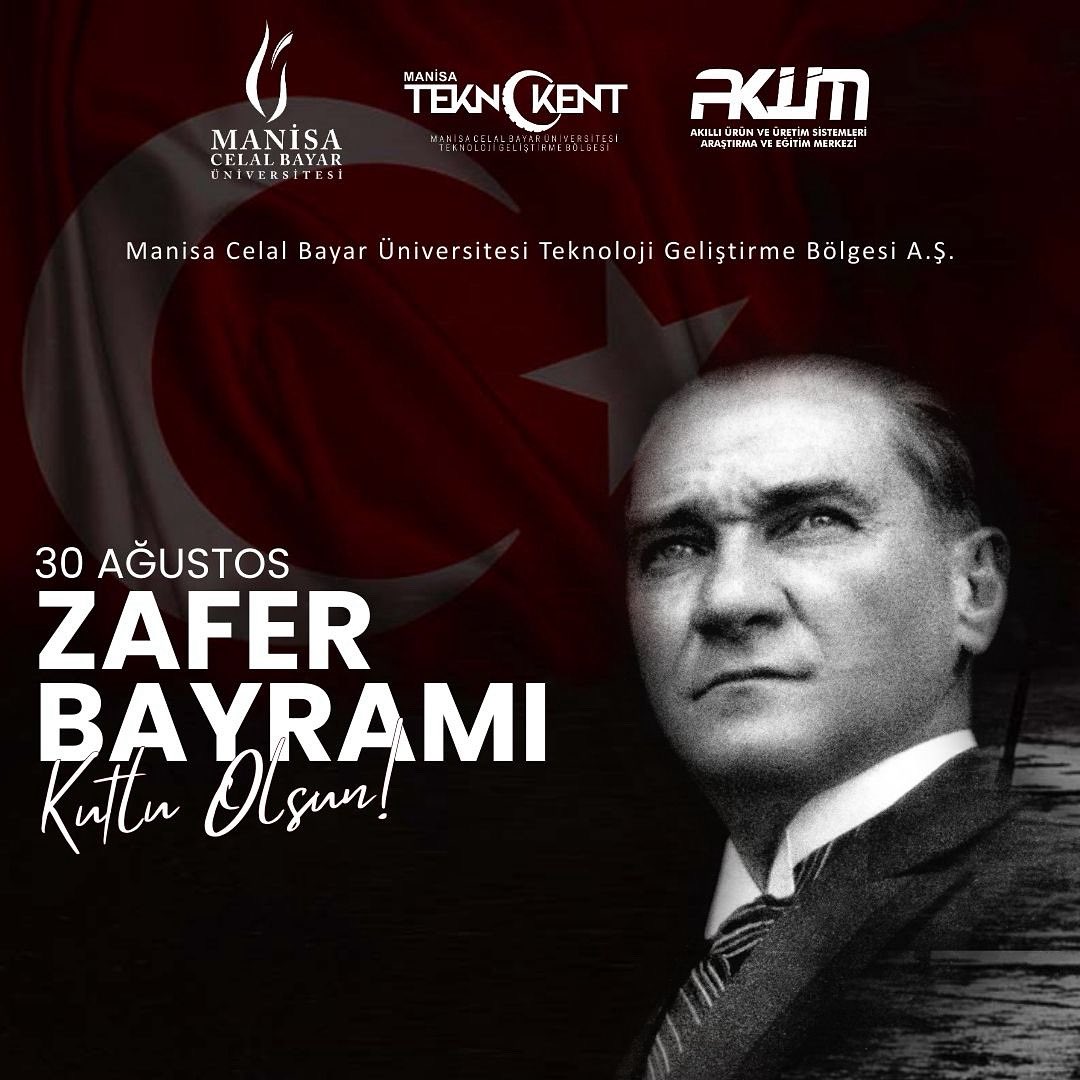 30 Ağustos Zafer Bayramımız kutlu olsun!

#ManisaTeknokent 
#30AğustosZaferBayramı