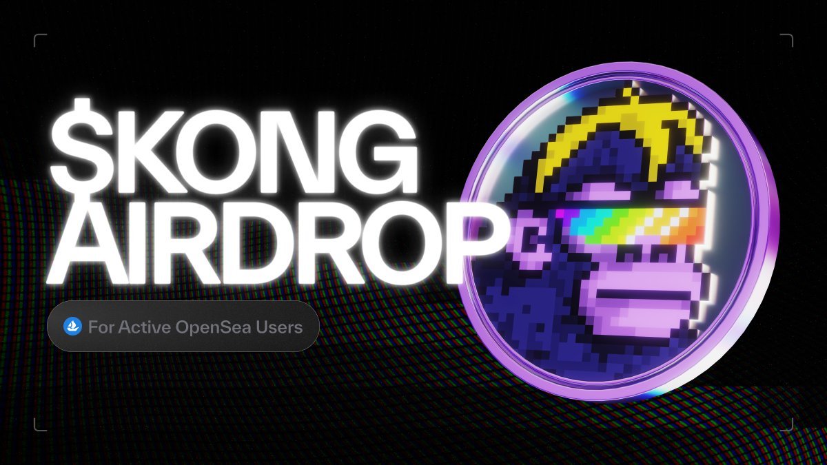 Cyberkongz are dropping 2% of their new token $KONG to active OpenSea users. 

If you purchased $10,000 worth of Ethereum NFTs on OpenSea since January 1st 2023 you're eligible.

Link to wallet checker in the next tweet.