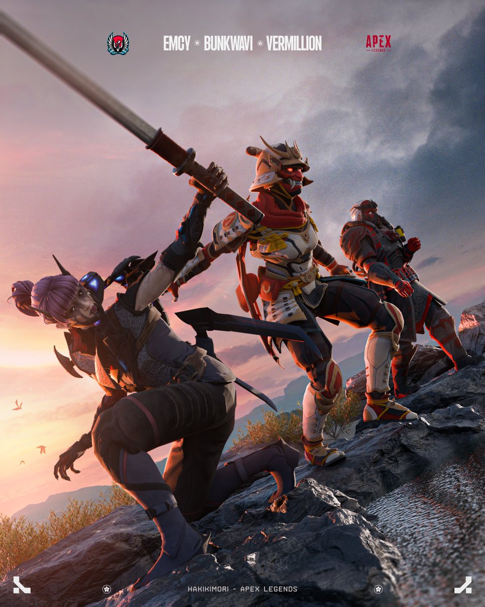 Welcome Hakikimori Apex 🪽

🐈<a href="/bunkwavi/">57wavius</a> 
       - 2nd place CC#4
       - 3x PLQ/LCQ
       - 12x Finals
🤖@vermillionfps 
       - LCQ
       - BLGS Finals
       - 4x CC Finals
🐕<a href="/EmcyMerkz/">Emcy</a>
       - Qual'd for pro league
       (our queen)

You could say we are stacked 😋