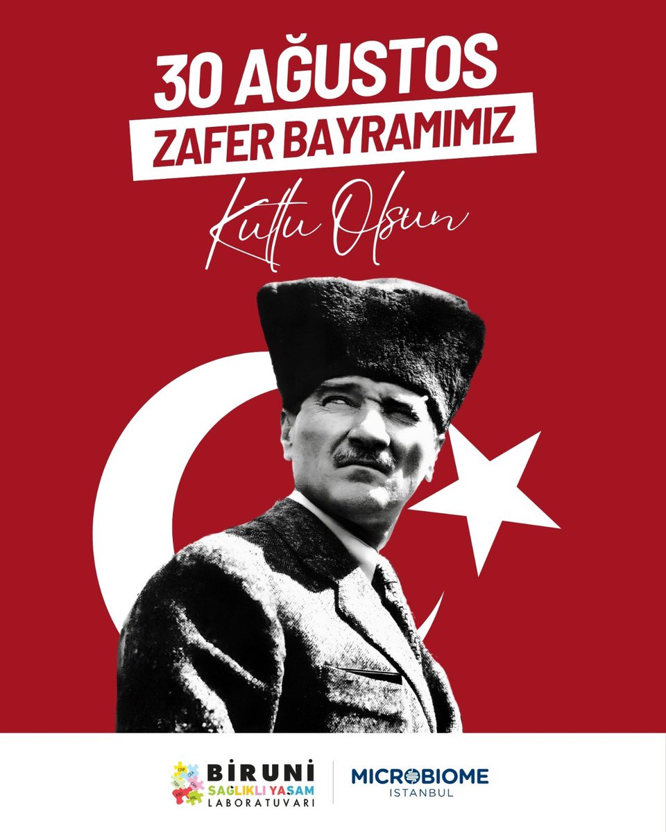 30 Ağustos Zafer Bayramımız Kutlu Olsun!

<a href="/birunilab/">Biruni Laboratuvarı</a> #zaferbayrami #30ağustoszaferbayrami #microbiomeistanbul #bayram