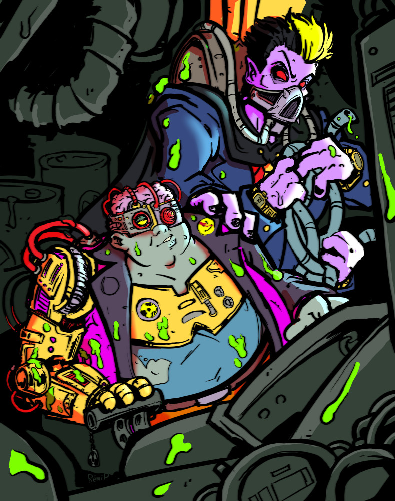 CosmosJester's tweet image. #toxiccrusaders #toxicavengers #troma In celebration of the coming movie and videogame