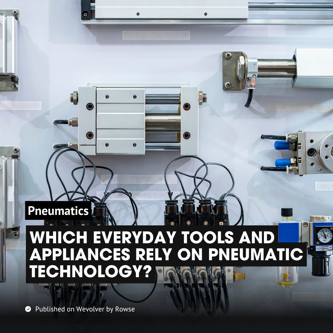 Pneumatic systems work in two ways: pushing and pulling. Air is compressed to create a force that pushes, or it’s sucked out to create a vacuum that pulls. When you’re hoovering your home or pumping up your tyres, you’re using a pneumatic system.

You might have self-closing