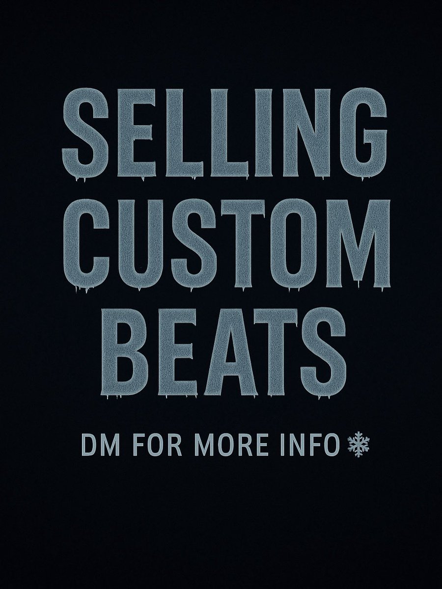 Zhenye_Chka's tweet image. Artists — if you need a beat, I got you. Selling custom beats on the side (lease or exclusive). DM me and let’s build.

#CustomBeats #LeaseBeats #ExclusiveBeats #BeatsForSale #Beatstore #ProducerLife #MixingAndMastering #StudioLife #UnsignedArtist #UpcomingArtist
