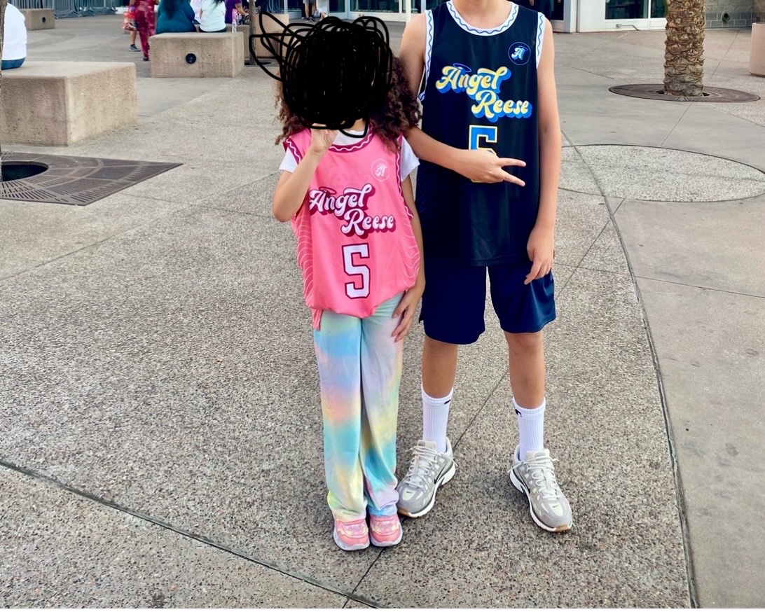 JMesLawless's tweet photo. @Reese10Angel Great game last night! We were there supporting. We were hoping to get a signature but yall were gone so fast😞 https://t.co/9NneUzc9Rq