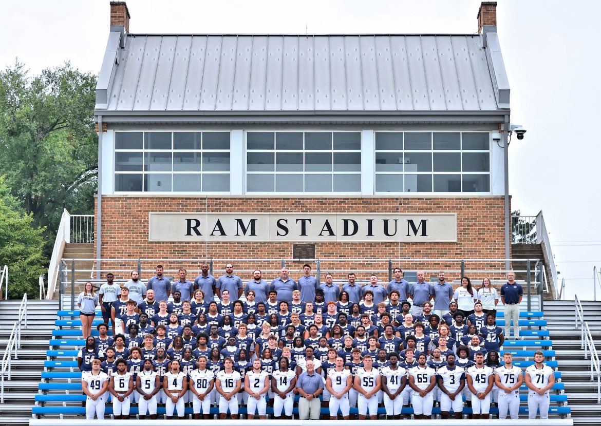 The Day before…Can’t wait for the Blue and Gold to hit the field for the first game of the season! <a href="/SURamsFootball/">Shepherd Football</a> #Team96