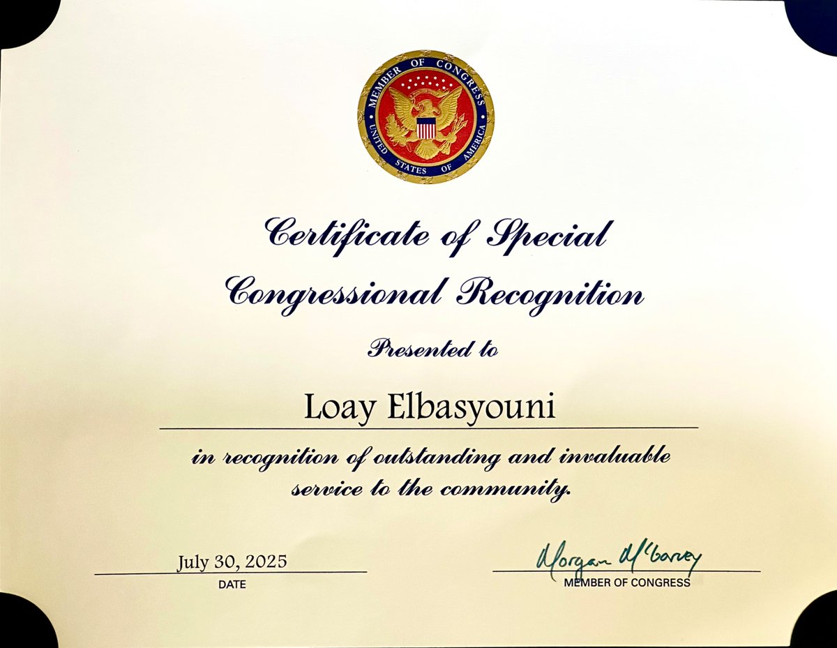 AstroLoay's tweet image. Honored to receive a Certificate of Special Congressional Recognition from @MorganMcGarvey. Grateful for @NASA heritage and our mission at @AstraQuaAi to advance AI & robotics for space. 🌍🚀 #AI #SpaceTech