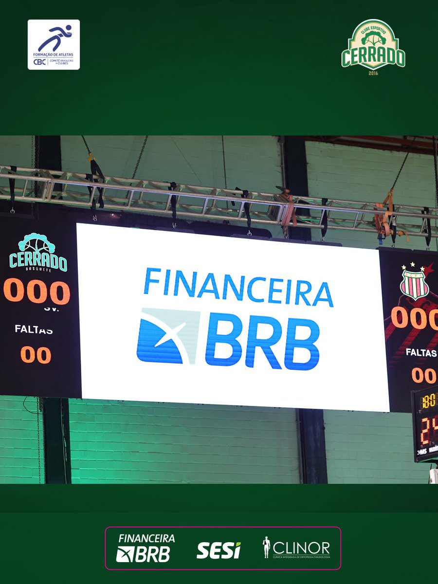 E o Banco BRB sempre apoiando o basquete feminino do DF.