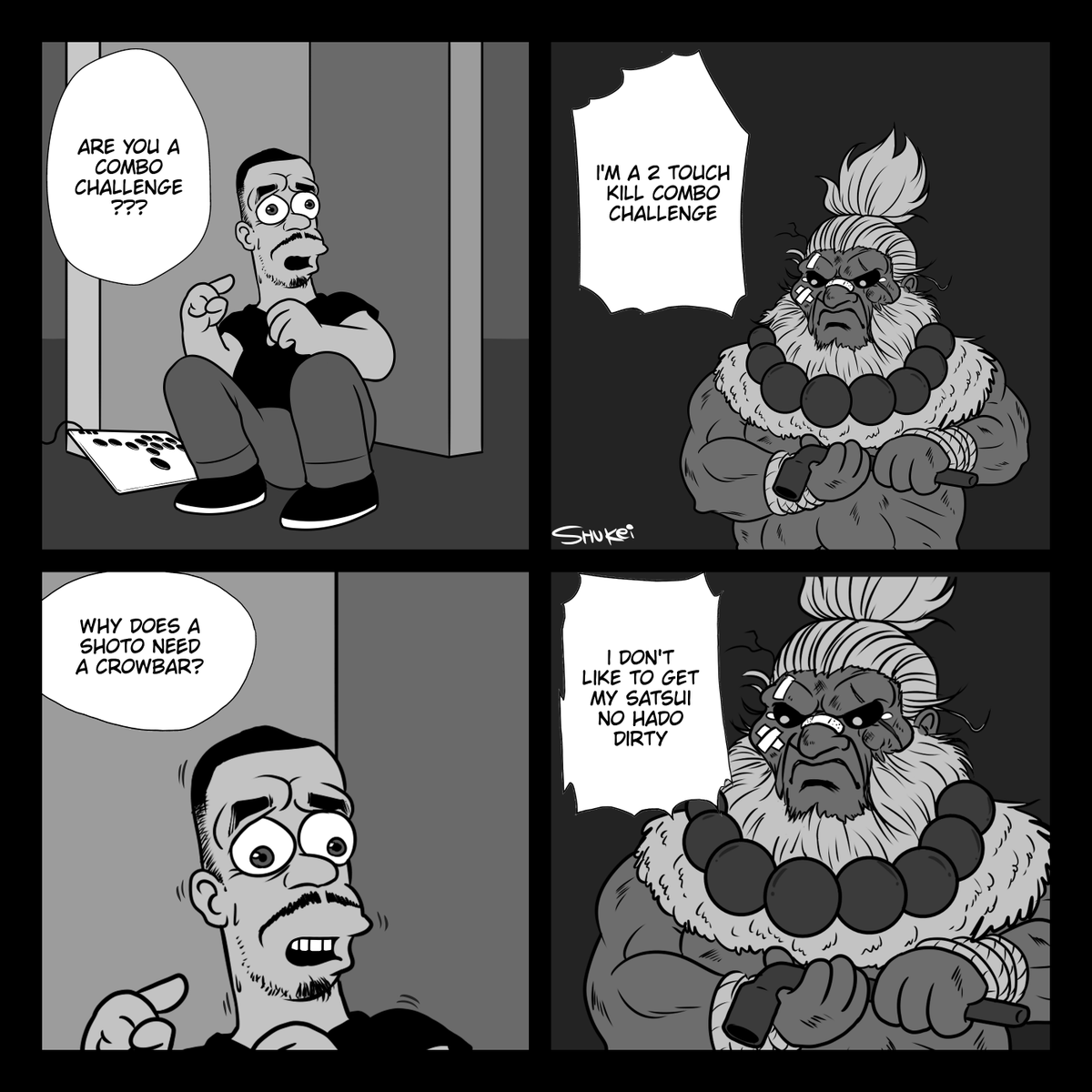 ShukeiArt's tweet image. Poor Akuma... He&apos;ll soon get tired of being the challenge dummy
@jav1ts