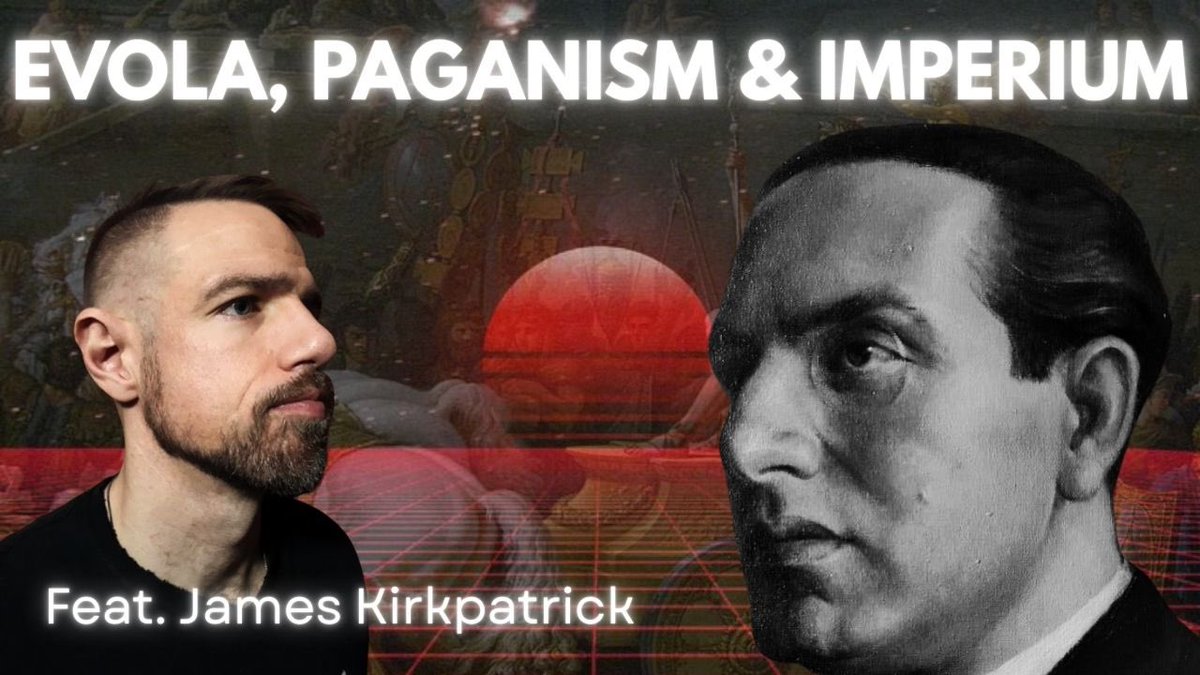 EVOLA, PAGANISM &amp; IMPERIUM 
(Feat. <a href="/VDAREJamesK/">James Kirkpatrick</a>)

Kevin DeAnna and I discussed Paganism concerning its essential relationship to European identity, Julius Evola’s philosophy and application to modern politics, Artificial Intelligence and the Future.

YouTube link below -