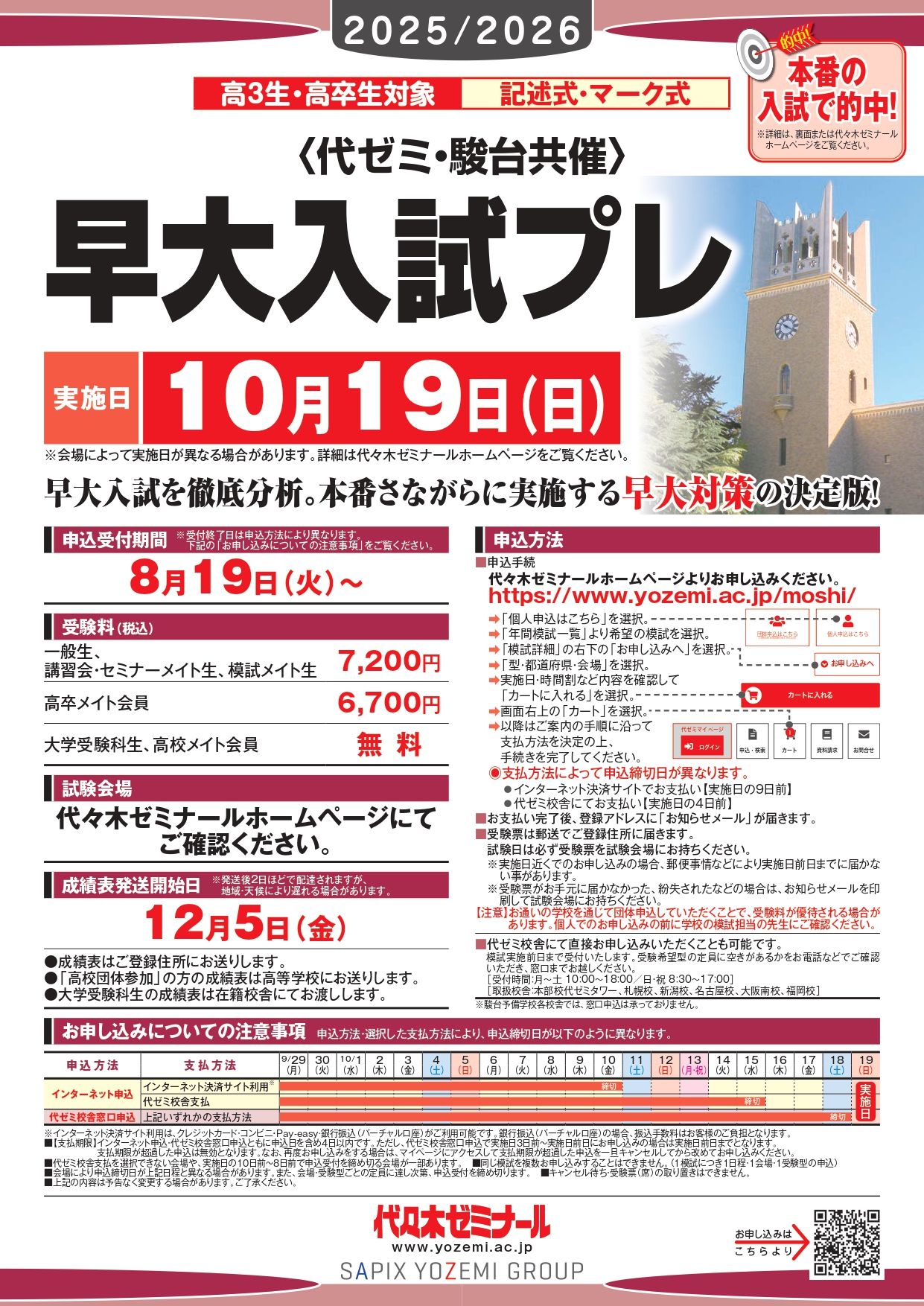代ゼミ　早大入試プレ　2022年度10月 代ゼミ 早大入試プレ 2022年度10月 代ゼミ 早大入試プレ 2022年度