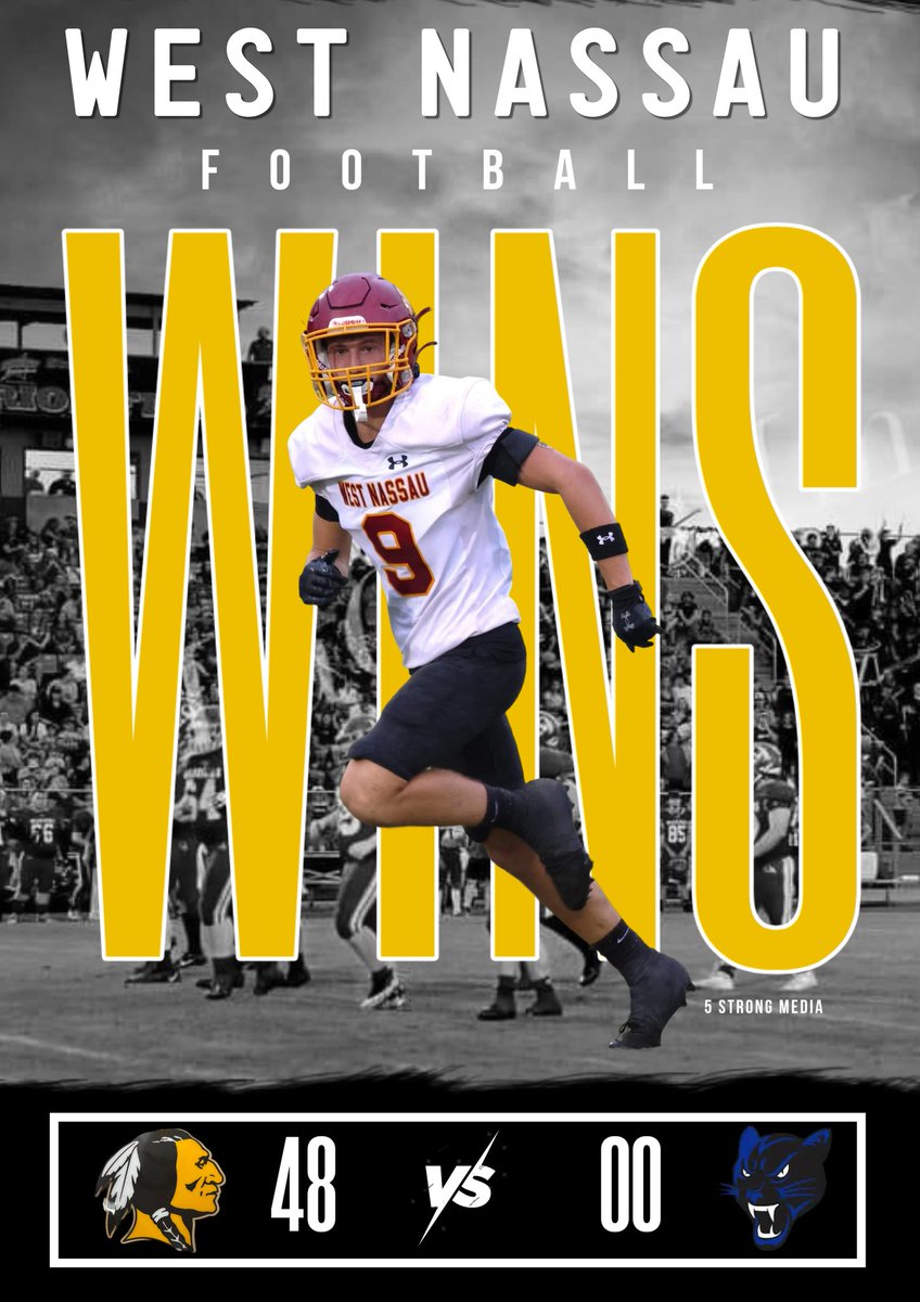 Big Win Tonight for the <a href="/WNHSwarriorFB/">WNHSfootball</a> Warriors 48-0 over Ridgeview #WeTheWest #BNBwarriors