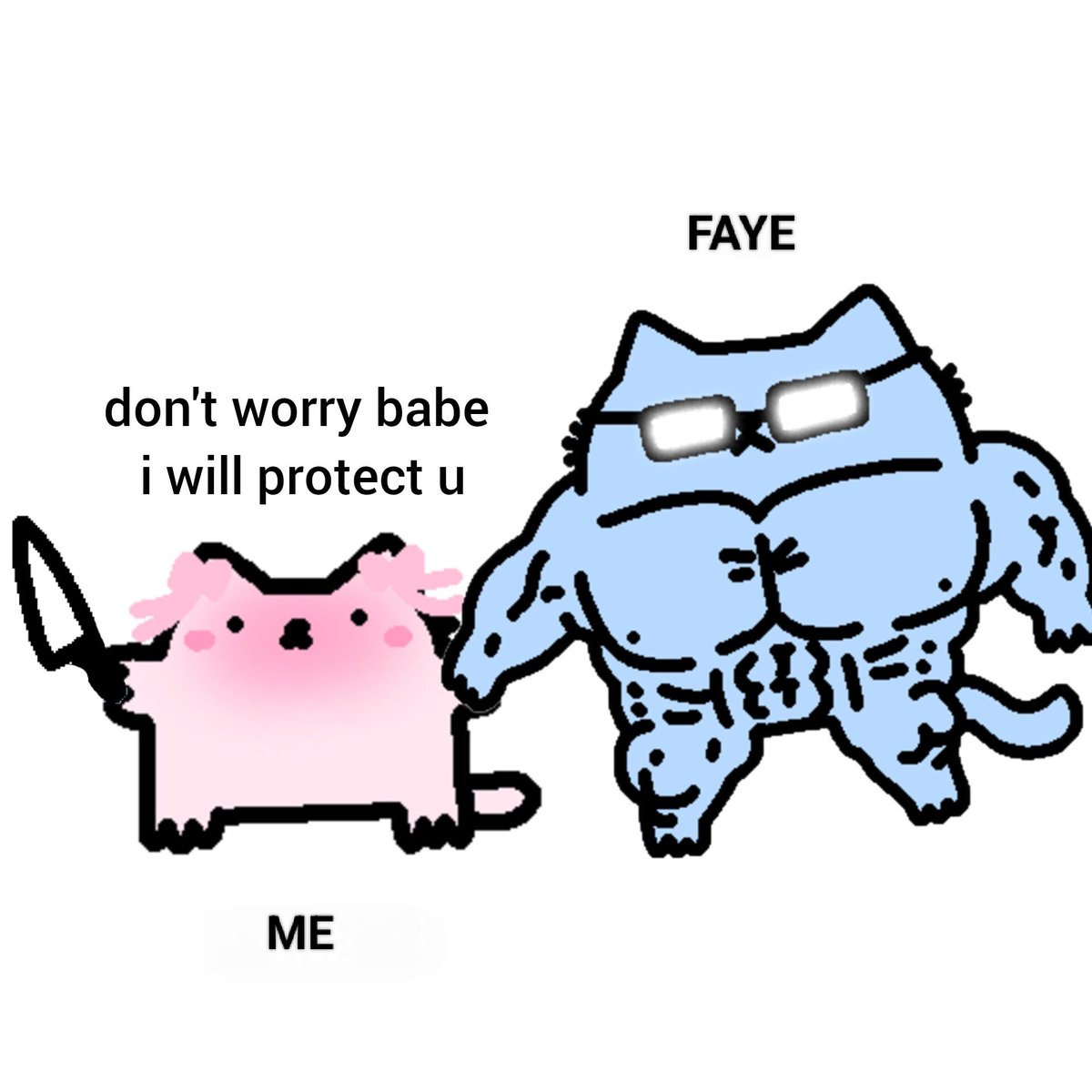 Don't worry, P'Faye!! I'll protect youuuuuuuuu... 😬

#FayePeraya
#ฝ้ายพีรญา