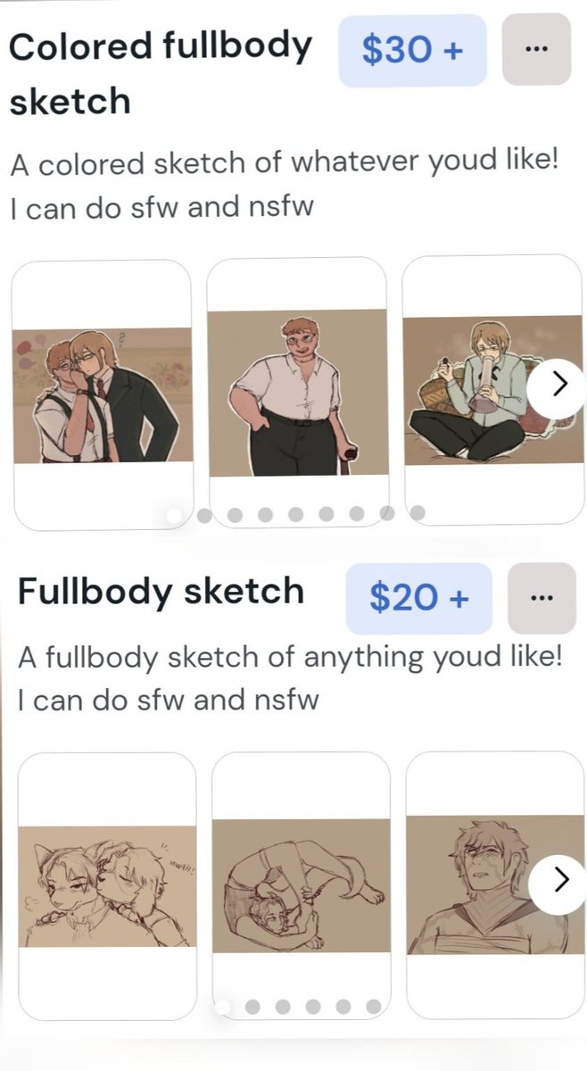 Reminder that more of my cm options are listed on kofi! 
ko-fi.com/ghost95043