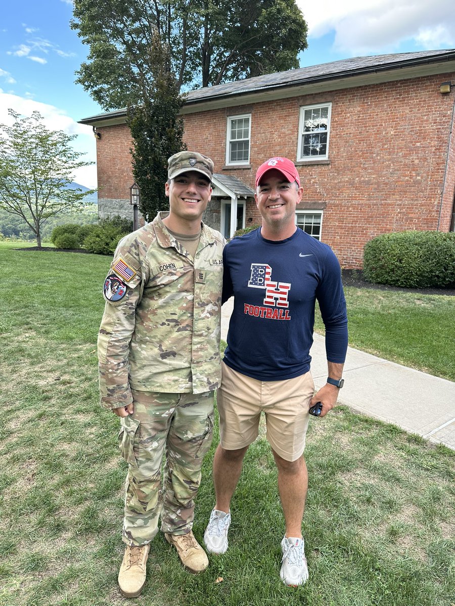 Team trip to watch <a href="/ArmyWP_Football/">Army Football</a> &amp; a visit with former Bobcat Captain turned Cadet Jared Cohen. Go Army!
