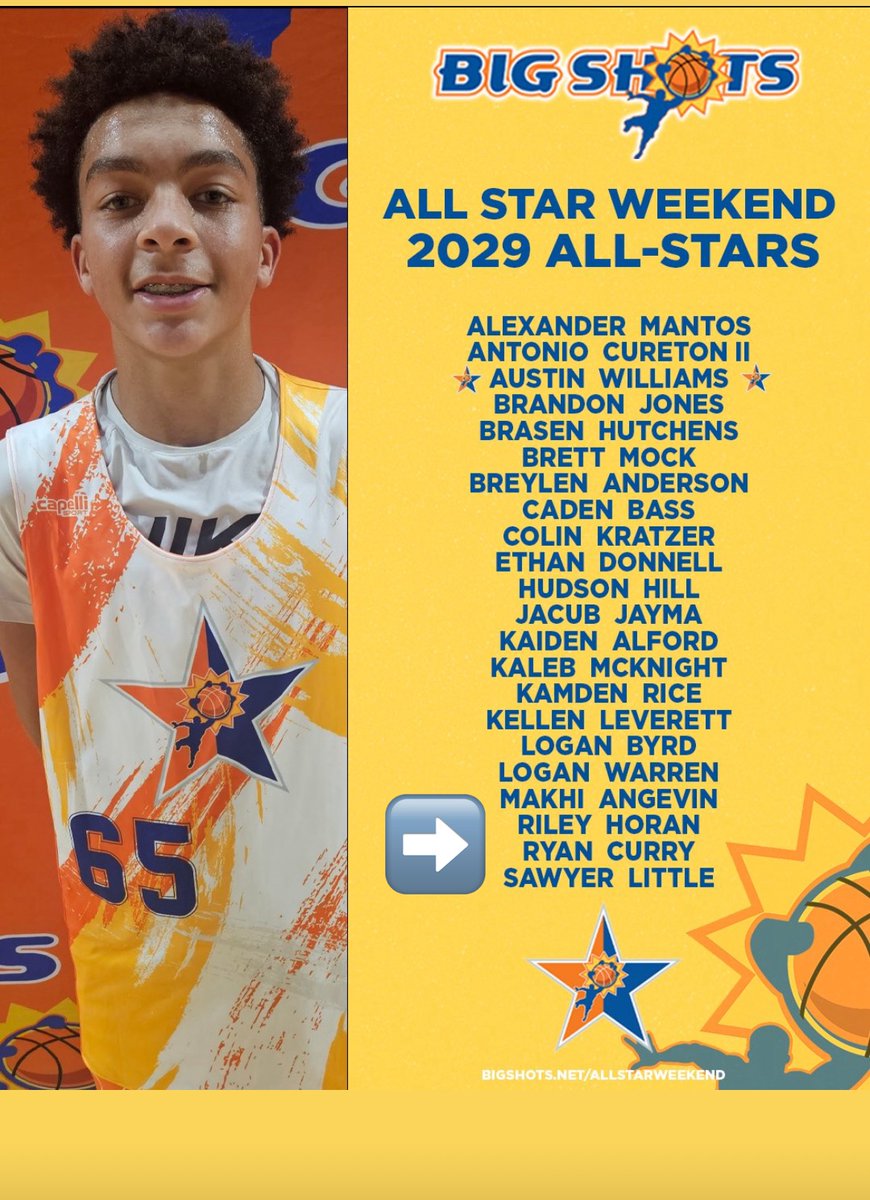 Great time at All Star Big Shots Weekend in Rock Hill, SC. Thank you for selecting me as an All Star <a href="/BigShotsGlobal/">BIG SH🏀TS</a> <a href="/bishopsmbb1915/">Bishop England Men’s Basketball</a>