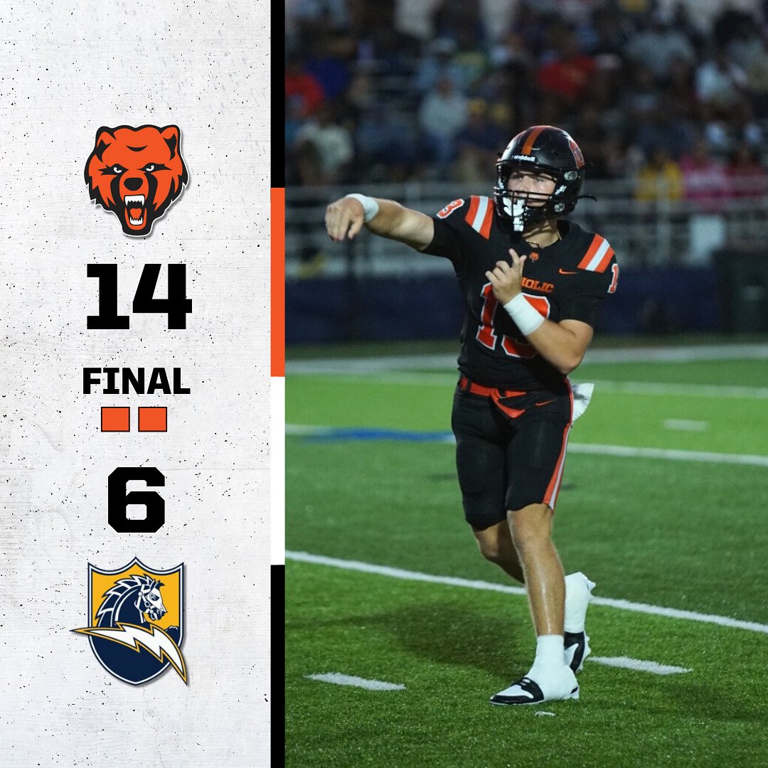 BEARS WIN!
We’ll see everyone at Memorial Stadium next Friday night.
