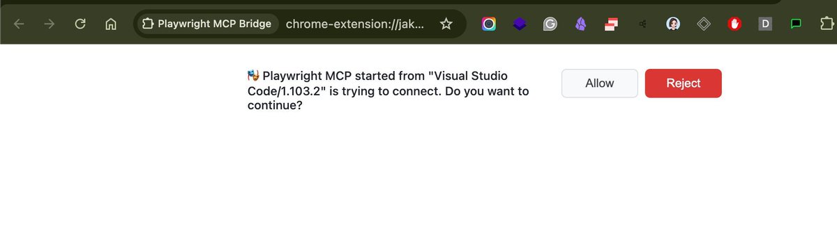 jimmysongio's tweet image. Playwright MCP is one of my most commonly used MCPs. Before each request will pop up a new window. With this official chrome extension, you can open a new tab in the current window. This brings self-evident benefits. #MCP #Playwright #AI