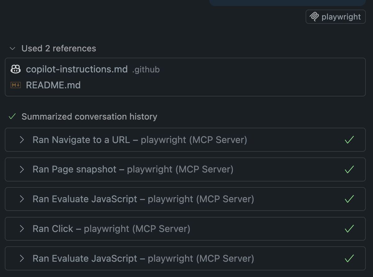 jimmysongio's tweet image. Playwright MCP is one of my most commonly used MCPs. Before each request will pop up a new window. With this official chrome extension, you can open a new tab in the current window. This brings self-evident benefits. #MCP #Playwright #AI