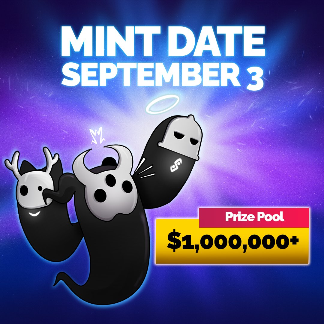 🚨 MINT DATE  🚨
Sept 3 → Runelings on <a href="/MEonBTC/">Magic Eden on Bitcoin 🟧</a> 🟧
⚡️ $1,000,000+ prize pool
⚡️ 1 in 10 wins
⚡️ BTC, Runes, Legendary Ordinals
⚡️ Top prizes: 4 megger Runestone &amp; 1 $BTC
⚡️ Token Airdrop 

Don’t fade this.