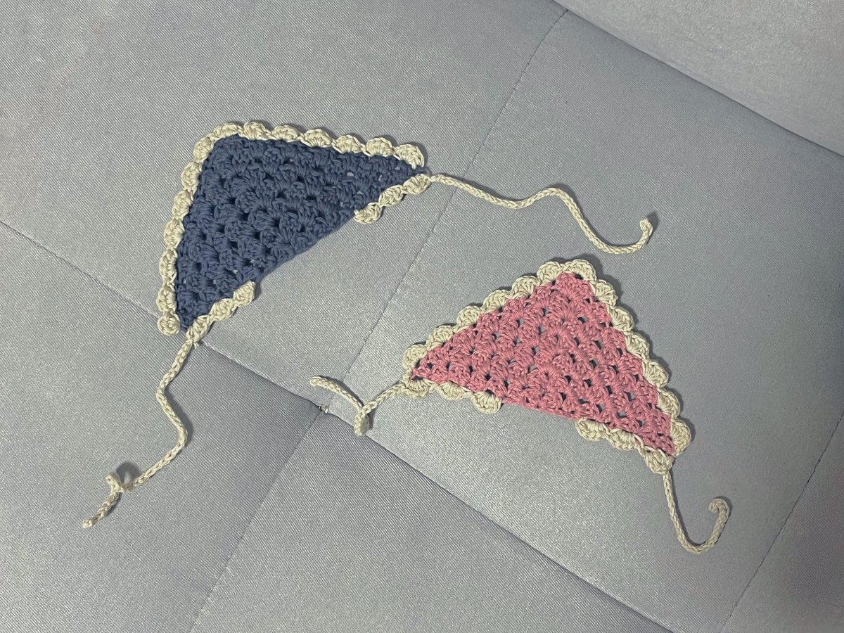 ワタッコさん用バブーシュカ編みました
すごく似合っててかわいいね🍒