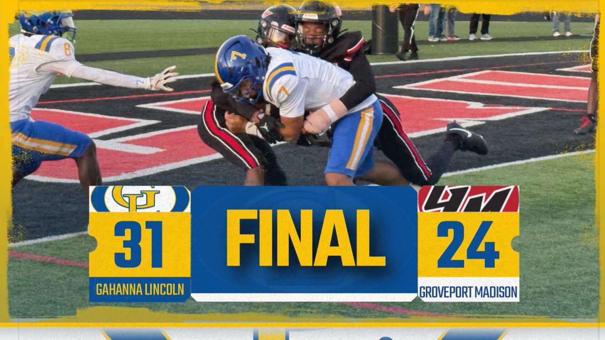 Final score from Groveport. Good game on both sides. Thanks to the Groveport Madison Admin team for hosting tonight's game. #GoLions