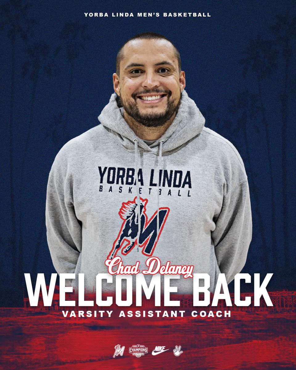 Chad Delaney returns to YLHS as a varsity men's basketball assistant coach.

An Esperanza grad, Delaney played his college ball at OCC and San Francisco State University.

Delaney coached on the YLHS staff from 2015-19, and he also coaches Stampede Basketball.

#GoMustangs