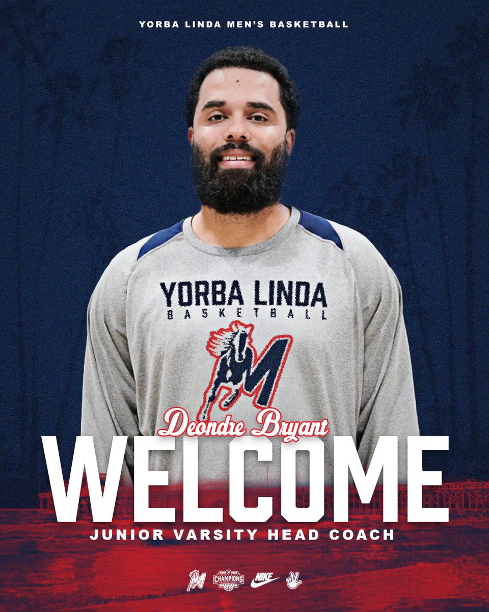 Deondre Bryant joins the YLHS staff as JV men's basketball head coach.

A Tustin High School grad, Bryant played his college ball at HIU, where he helped the Royals to a GSAC Championship in 2015.

Bryant has coached Stampede Basketball since 2018.

#GoMustangs