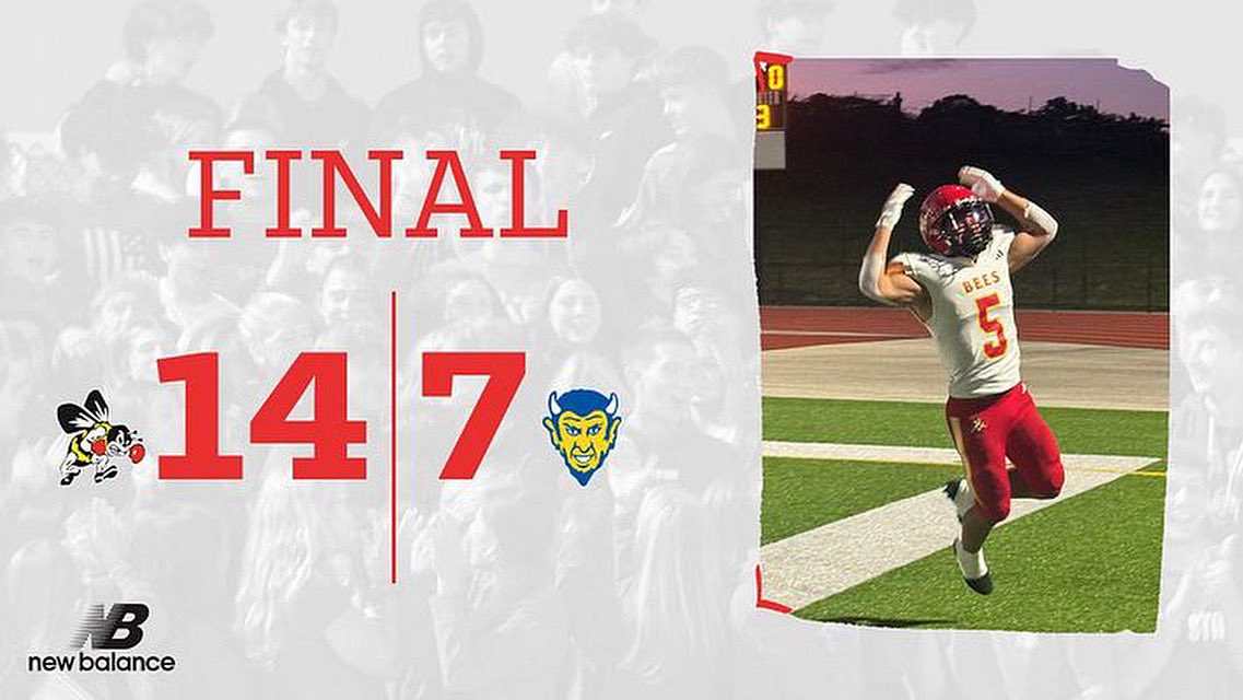 Bees win and move to 2-0.  Another Friday night another Ritter highlight catch.  Defense was also lights out once again.  Best thing about being 2-0….