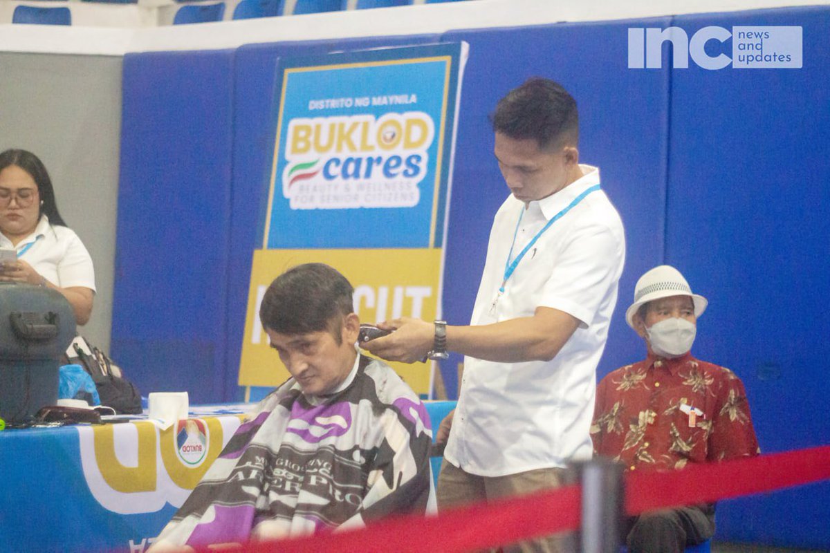The Iglesia Ni Cristo conducted a Buklod Cares activity in the  Ecclesiastical District of Maynila, offering seniors free health checkups, haircuts, massages, mani-pedis, facial care, and wart removal at the San Andres Sports Complex.

#INC #BuklodCares #TheChurchThatCares