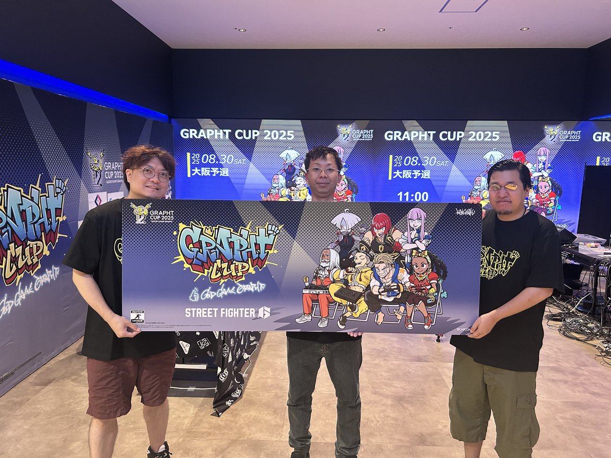 #GRAPHTCUP2025 大阪予選 今日のキャスター陣！