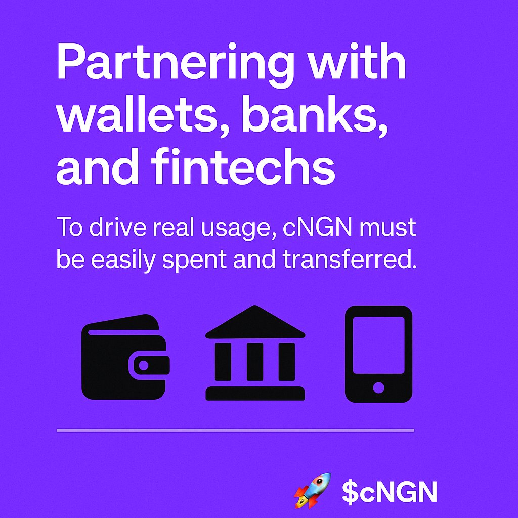 Vyntra (@vyntraonchain) on Twitter photo I want cNGN to thrive as a payment option in Nigeria’s Web3 space. Here are key moves (some in progress):
1️⃣ Educate Web3 Influencers & Builders
- Host workshops, hackathons, and campaigns for hands-on learning.
- Offer developer-friendly APIs and resources for easy <a href="/cngn_co/">cNGN Stablecoin</a> I want cNGN to thrive as a payment option in Nigeria’s Web3 space. Here are key moves (some in progress):
1️⃣ Educate Web3 Influencers & Builders
- Host workshops, hackathons, and campaigns for hands-on learning.
- Offer developer-friendly APIs and resources for easy <a href="/cngn_co/">cNGN Stablecoin</a>